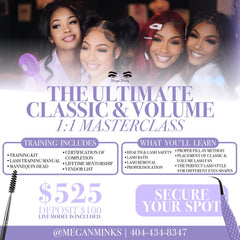 1:1 Classic + Volume Lash Masterclass BATON ROUGE ONLY